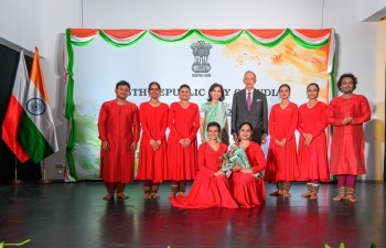 Reception hosted by the Ambassador on the occasion of the 75th Republic Day of India
